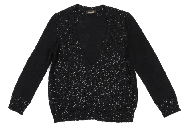Drawer Silk Sequin Knit Cardigan K-165511_002