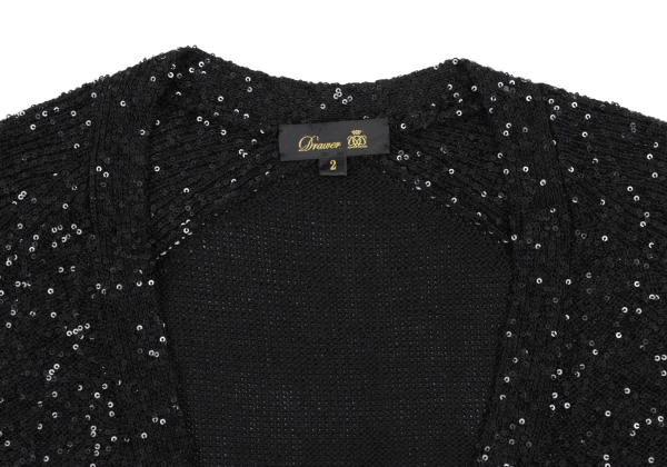 Drawer Silk Sequin Knit Cardigan K-165511_004