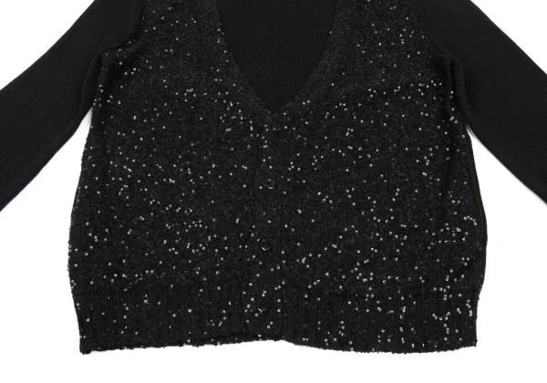 Drawer Silk Sequin Knit Cardigan K-165511_009