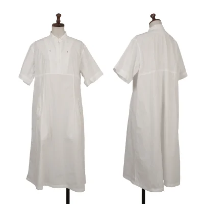 zucca dayz Cotton Half-zip Short Sleeve Dress