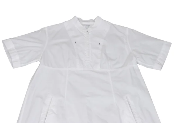 zucca dayz Cotton Half-zip Short Sleeve Dress K-165514_003