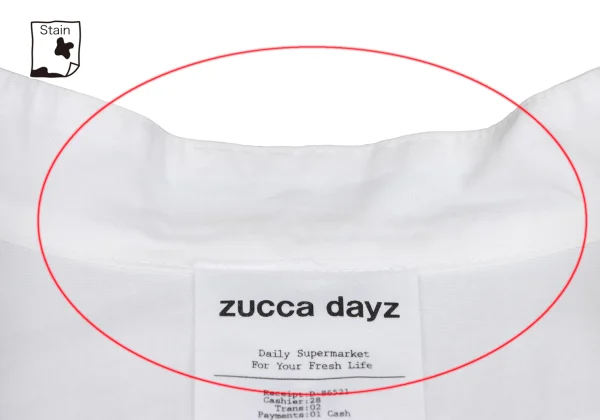 zucca dayz Cotton Half-zip Short Sleeve Dress K-165514_006