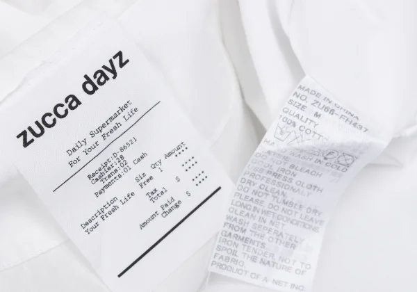 zucca dayz Cotton Half-zip Short Sleeve Dress K-165514_016