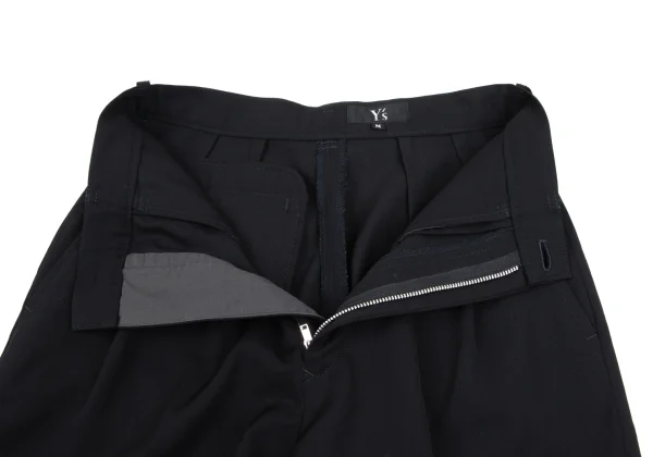 Y's Wool Gaba Two Tuck Tapered Pants K-165516_005
