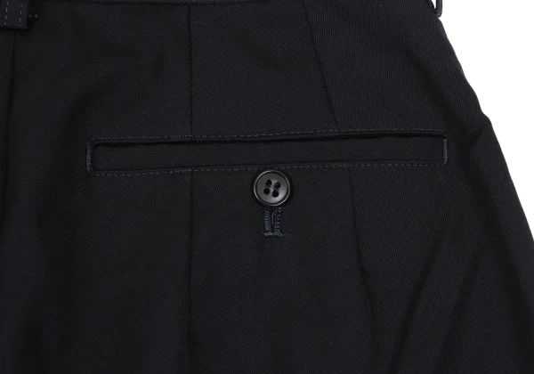 Y's Wool Gaba Two Tuck Tapered Pants K-165516_009