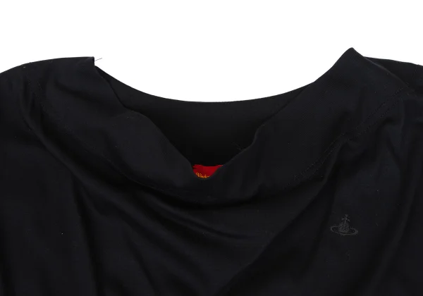 Vivienne Westwood Red Label Orb Embroidered Drape Asymmetrical Dress K-165519_004