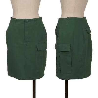 JUNIOR GAULTIER Cotton Flap Pocket Skirt