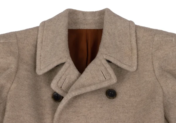 Jean Paul GAULTIER CLASSIQUE Shaggy Wool Double Coat K-165527_004