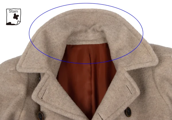 Jean Paul GAULTIER CLASSIQUE Shaggy Wool Double Coat K-165527_005