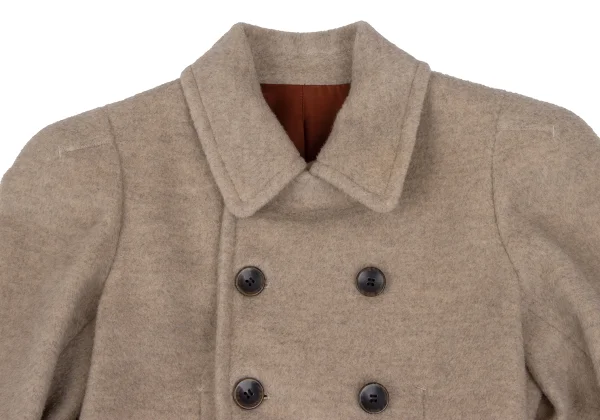 Jean Paul GAULTIER CLASSIQUE Shaggy Wool Double Coat K-165527_006