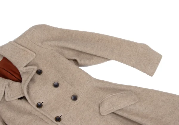 Jean Paul GAULTIER CLASSIQUE Shaggy Wool Double Coat K-165527_008