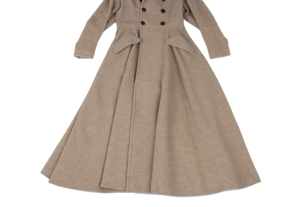 Jean Paul GAULTIER CLASSIQUE Shaggy Wool Double Coat K-165527_011