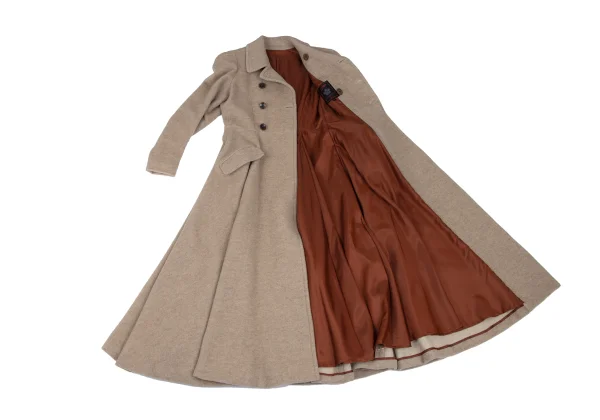 Jean Paul GAULTIER CLASSIQUE Shaggy Wool Double Coat K-165527_013