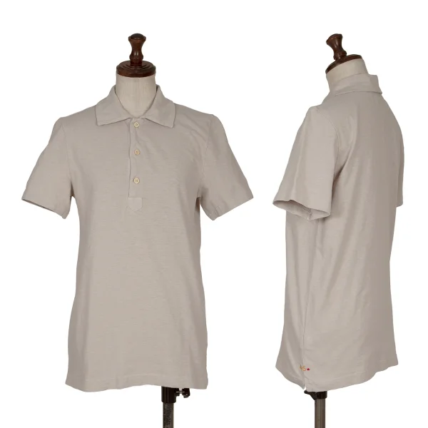 45rpm 45R Cotton Polo Shirt Grey 2 K-165530_001