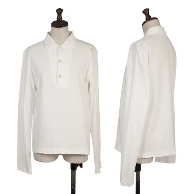 45rpm 45R Cotton Long Sleeve Polo Shirt