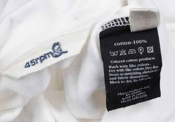 45rpm 45R Cotton Long Sleeve Polo Shirt K-165531_015