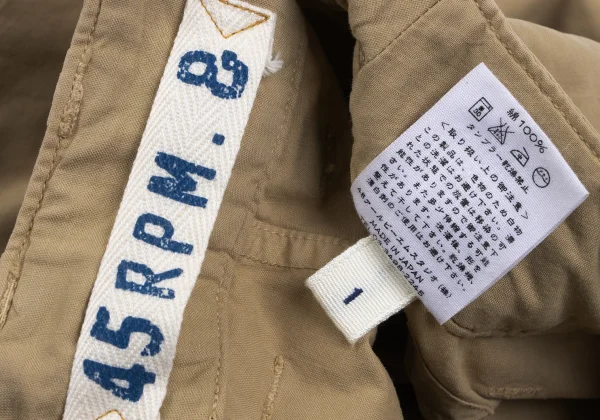 45rpm 45R Cotton Side Flap Pocket Pants K-165533_015