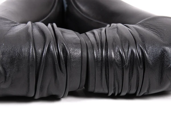 COMME des GARCONS Drape Heel Leather Pumps K-165534_009