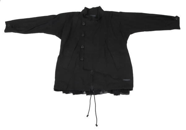 REGULATION yohji yamamoto Lace Layered Field Jacket K-165537_002