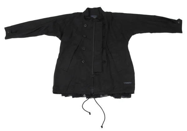 REGULATION yohji yamamoto Lace Layered Field Jacket K-165537_012