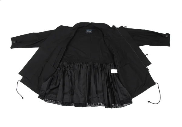 REGULATION yohji yamamoto Lace Layered Field Jacket K-165537_014