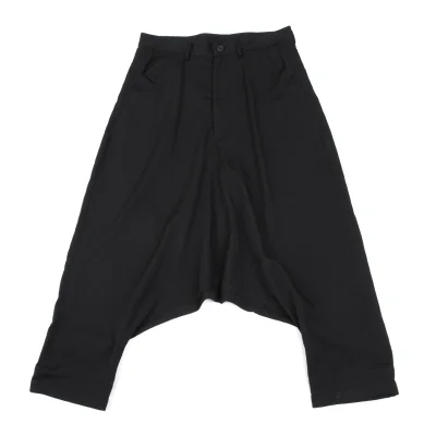 REGULATION yohji yamamoto Wool Gaba Dropped Crotch Pants