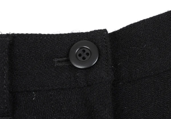 REGULATION yohji yamamoto Blended Wool Dropped Crotch Pants K-165541_003