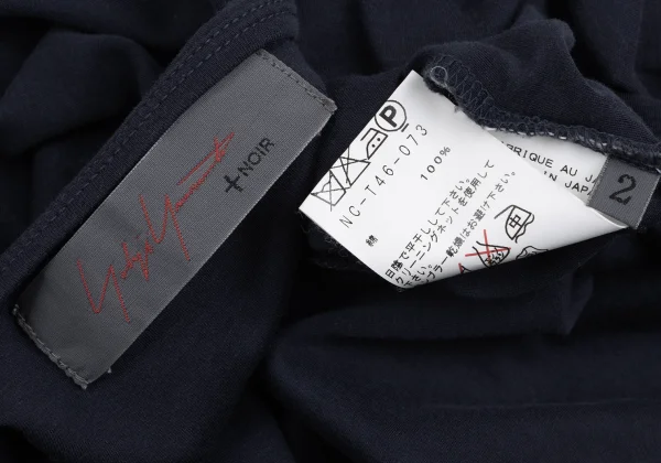 Yohji Yamamoto NOIR Cotton Stretch T-shirt K-165544_013