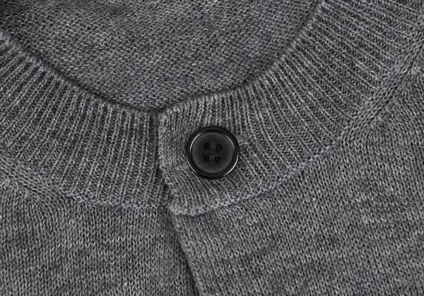 Yohji Yamamoto NOIR Wool Cotton Dot Jacquard Cardigan K-165546_006