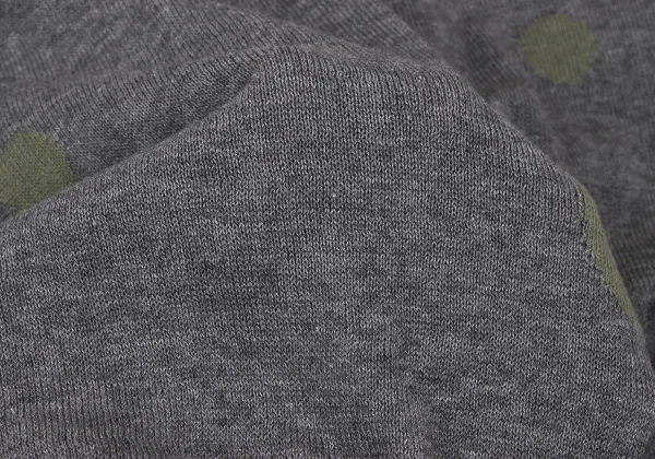 Yohji Yamamoto NOIR Wool Cotton Dot Jacquard Cardigan K-165546_013