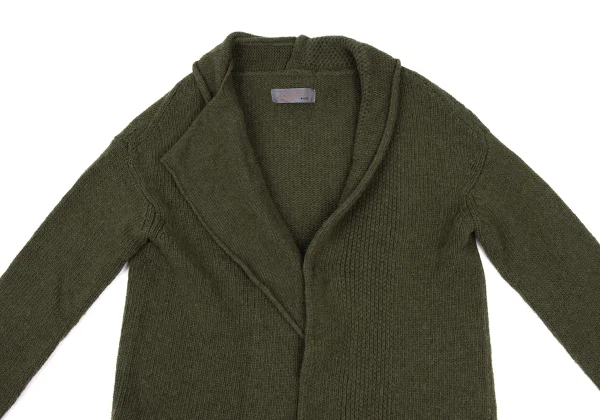 Yohji Yamamoto NOIR Switching Design Knit Jacket K-165547_003