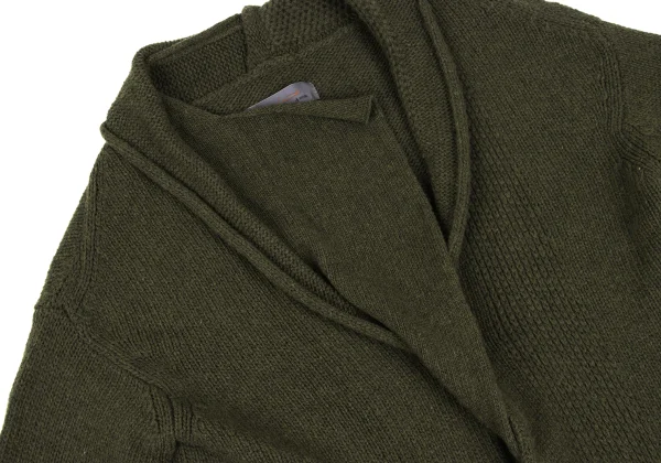 Yohji Yamamoto NOIR Switching Design Knit Jacket K-165547_005