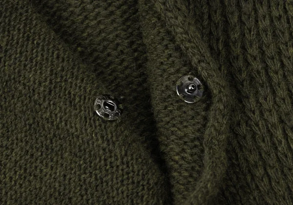 Yohji Yamamoto NOIR Switching Design Knit Jacket K-165547_009