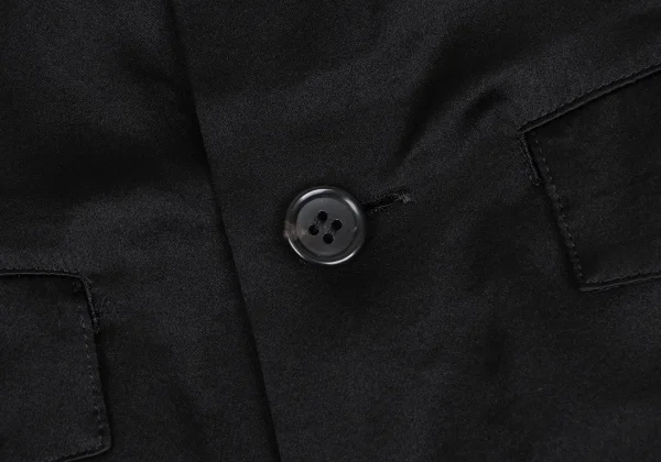 Yohji Yamamoto NOIR Silk Asymmetry Shirt K-165549_005