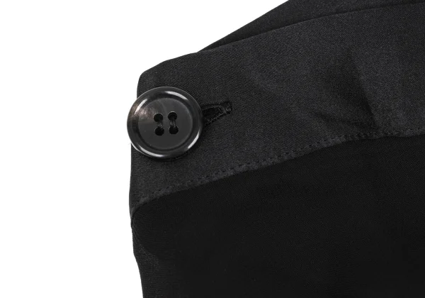 Yohji Yamamoto NOIR Silk Chiffon Skirt Design Cupra Pants K-165550_008