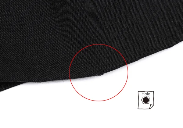 Yohji Yamamoto NOIR Wool Gaba Tuck Design Wide Pants K-165552_007