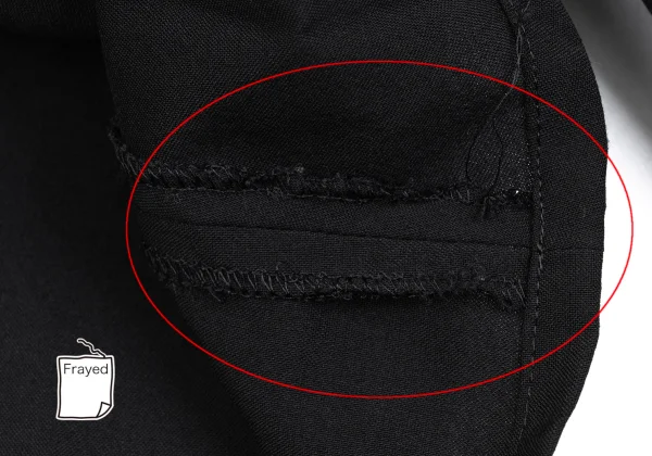 Yohji Yamamoto NOIR Wool Wide Dropped Crotch Pants K-165553_008