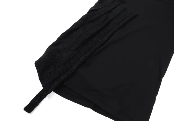 RAGNE KIKAS Yohji Yamamoto Knit Switching Design T-shirt K-165554_006