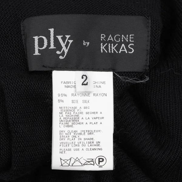 plyy by RAGNE KIKAS Flare Silhouette Knit Cardigan K-165556_014