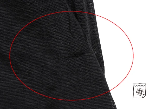 Yohji Yamamoto FEMME Silk Layered Cotton Long Tank Top K-165557_005