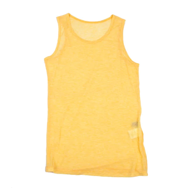 ヨウジヤマモト ファムYohji Yamamoto FEMME テンセルタンクトップ 黄2 K-165558_002