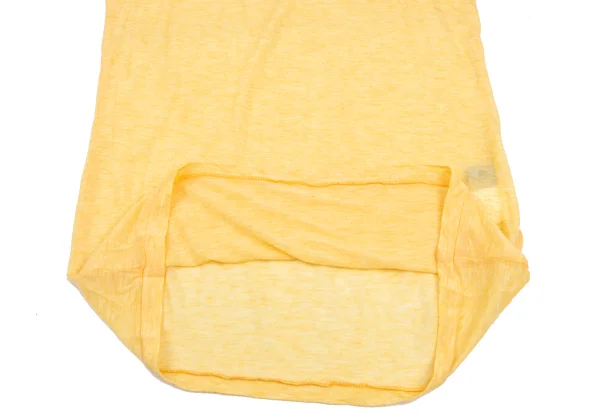 ヨウジヤマモト ファムYohji Yamamoto FEMME テンセルタンクトップ 黄2 K-165558_006