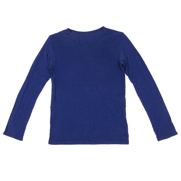 Yohji Yamamoto FEMME Cotton Blend V-neck Top K-165562_002