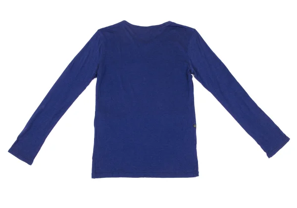 Yohji Yamamoto FEMME Cotton Blend V-neck Top K-165562_010