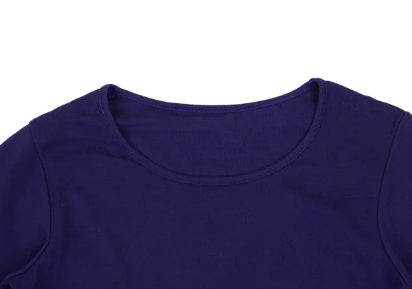 Yohji Yamamoto FEMME Cotton 3/4 Sleeve Stretch Top K-165563_003