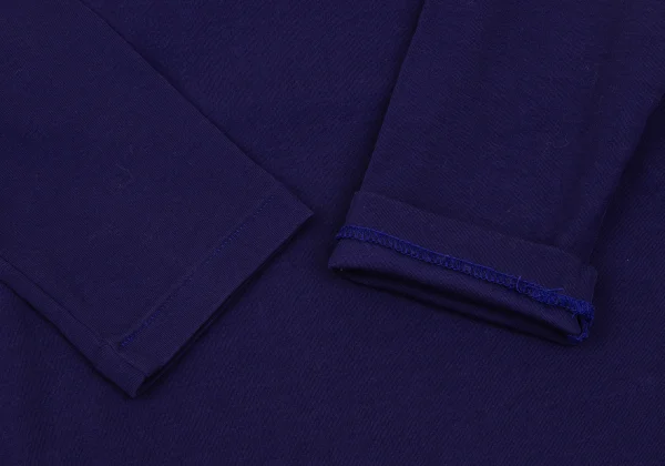 Yohji Yamamoto FEMME Cotton 3/4 Sleeve Stretch Top K-165563_005