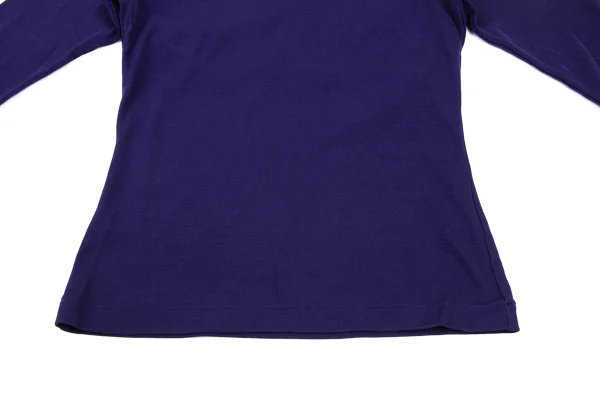 Yohji Yamamoto FEMME Cotton 3/4 Sleeve Stretch Top K-165563_006