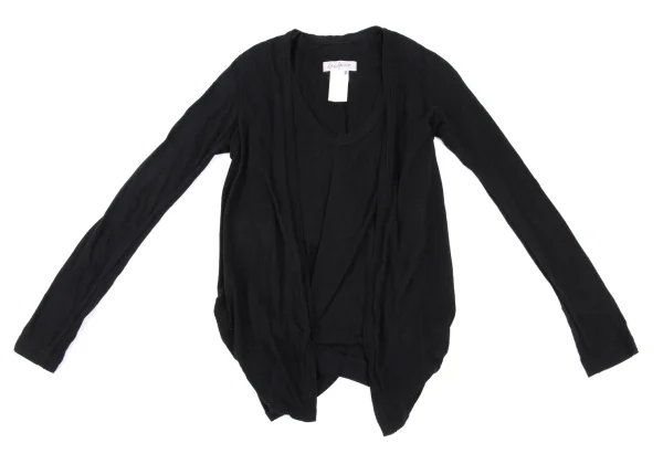 Yohji Yamamoto FEMME Folded Layered Ensemble Top K-165565_002