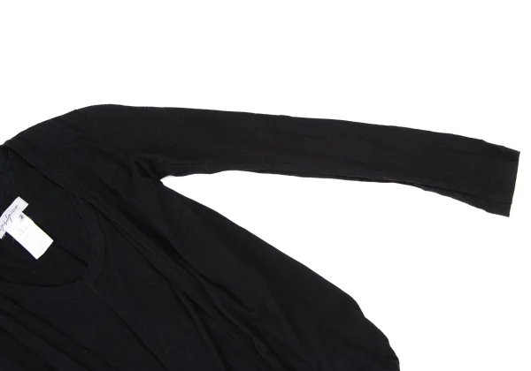 Yohji Yamamoto FEMME Folded Layered Ensemble Top K-165565_005