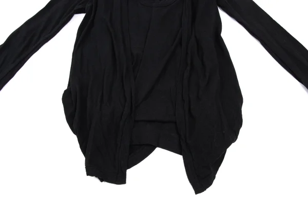 Yohji Yamamoto FEMME Folded Layered Ensemble Top K-165565_007